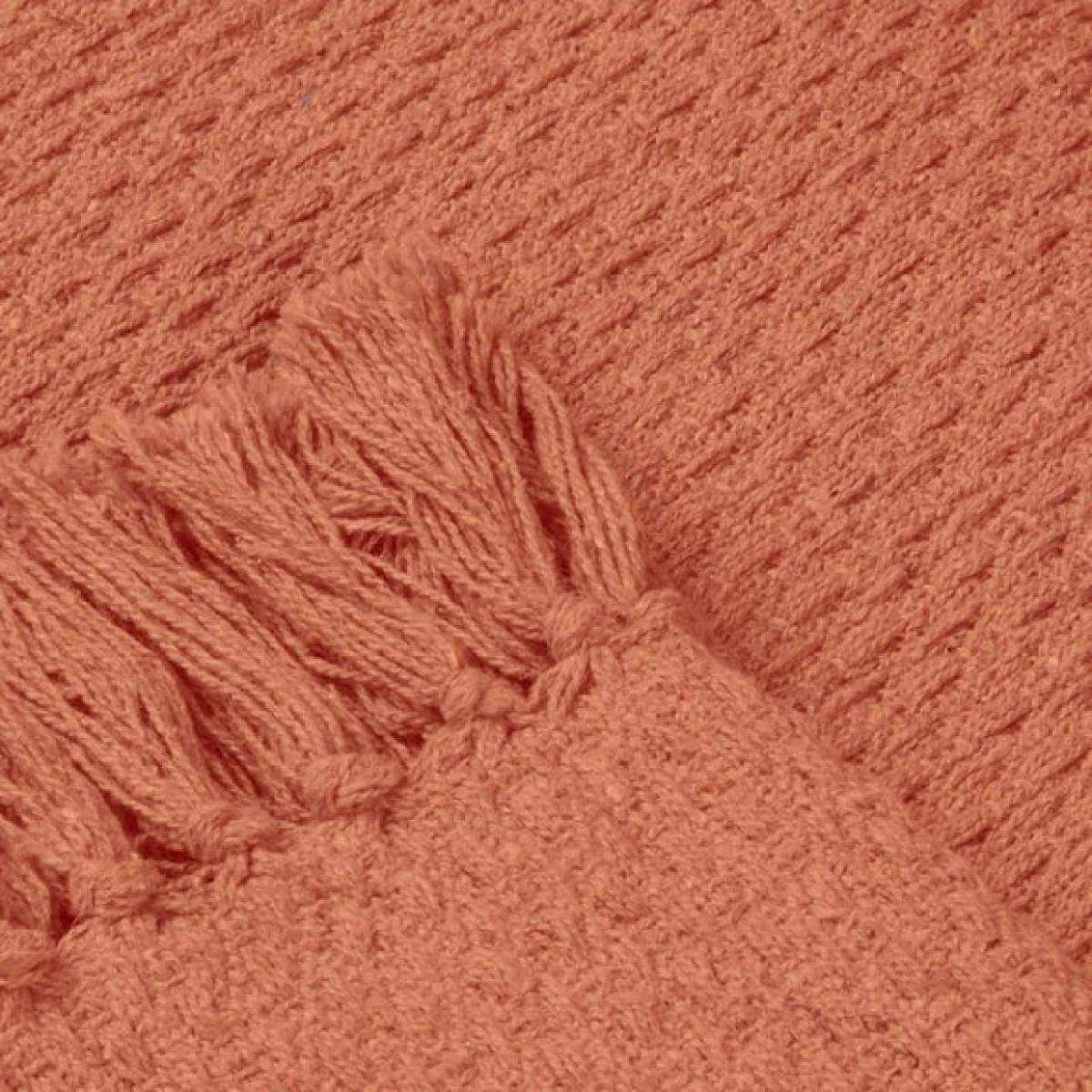 Drift Home Hayden Bedspread 200cm x 200cm Terracotta – image 3