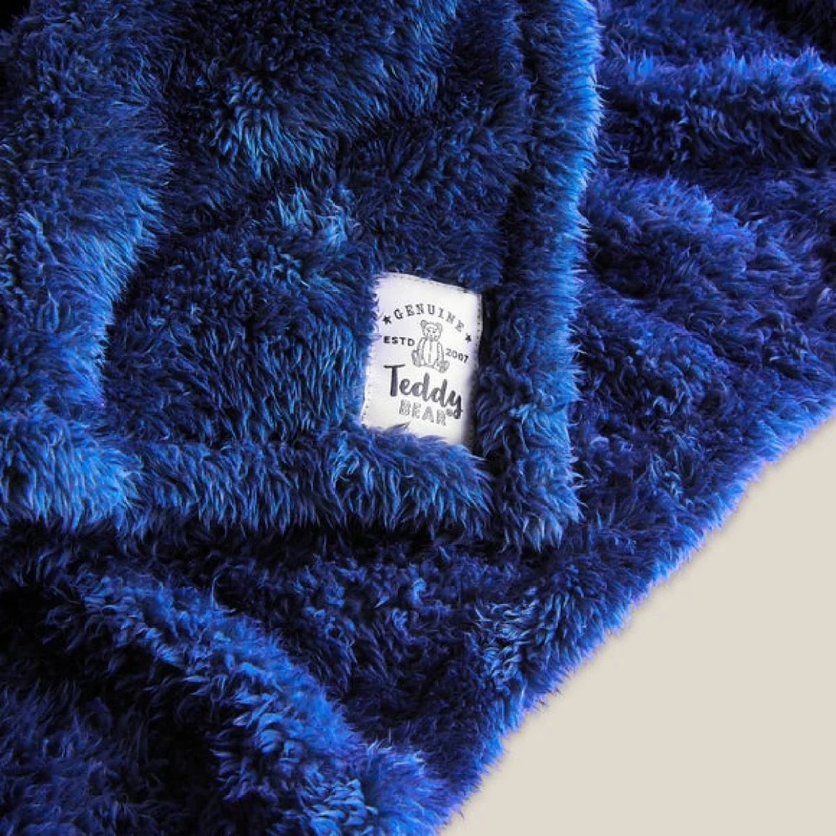 Teddy Bear Throw Teddy Classic Blue – image 2