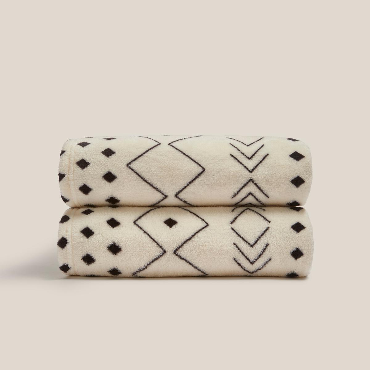 Boho Tassel White Fleece Throw White – image 4