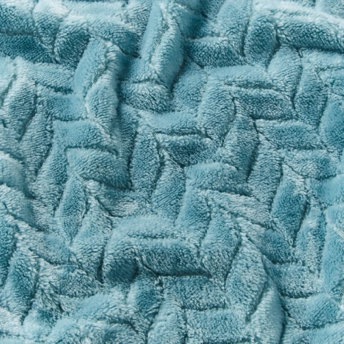 Amelia Recycled Throw, 200cm x 200cm Teal (Green) – image 3