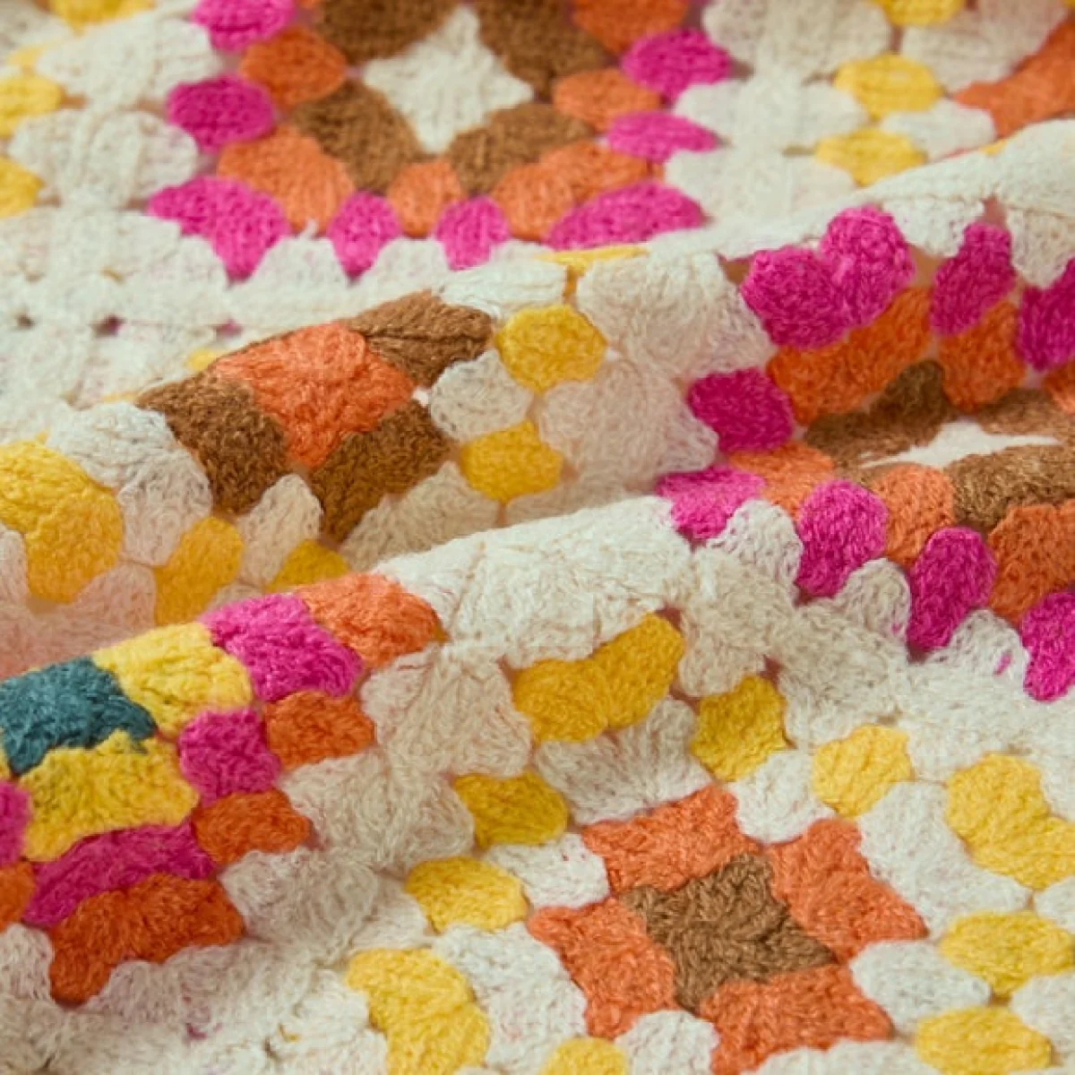 Vintage Emporium Crochet Throw Blanket 130cm x 180cm – image 2