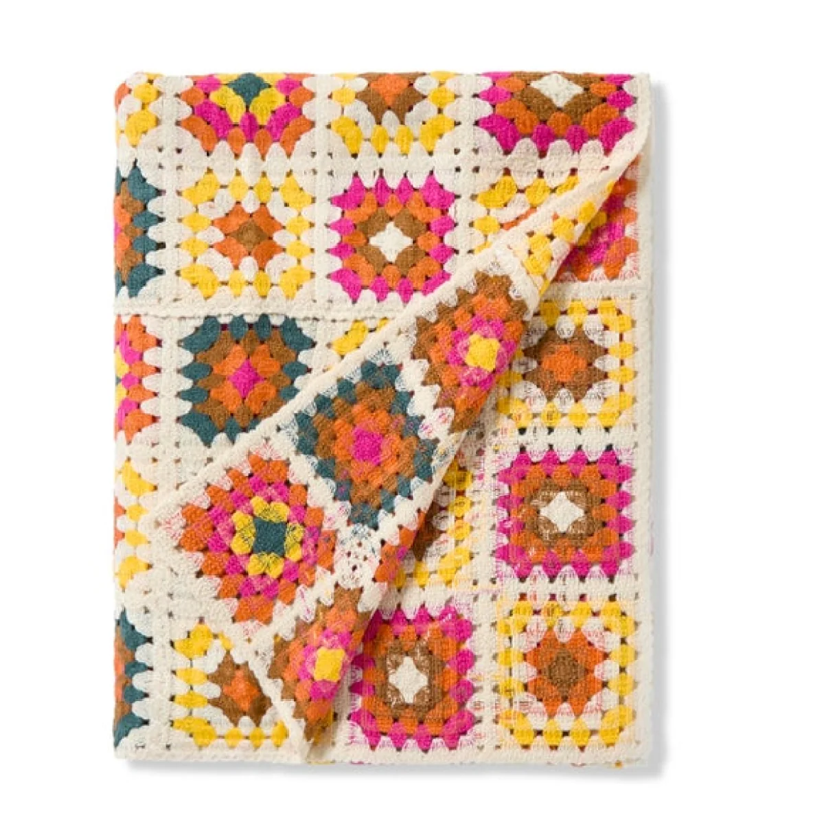 Vintage Emporium Crochet Throw Blanket 130cm x 180cm – image 4