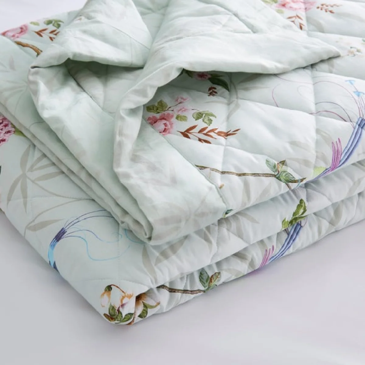 Dorma Love Bird Bedspread Celadon – image 2