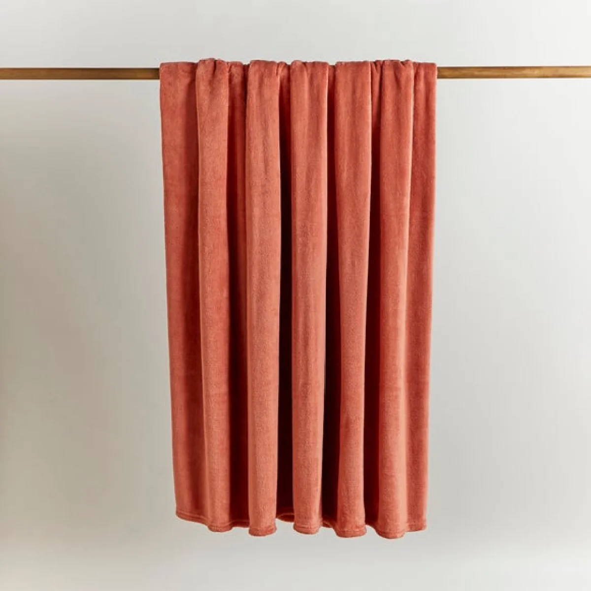 Seriously Soft 220cm x 220cm Throw Terracotta (Orange) – image 2
