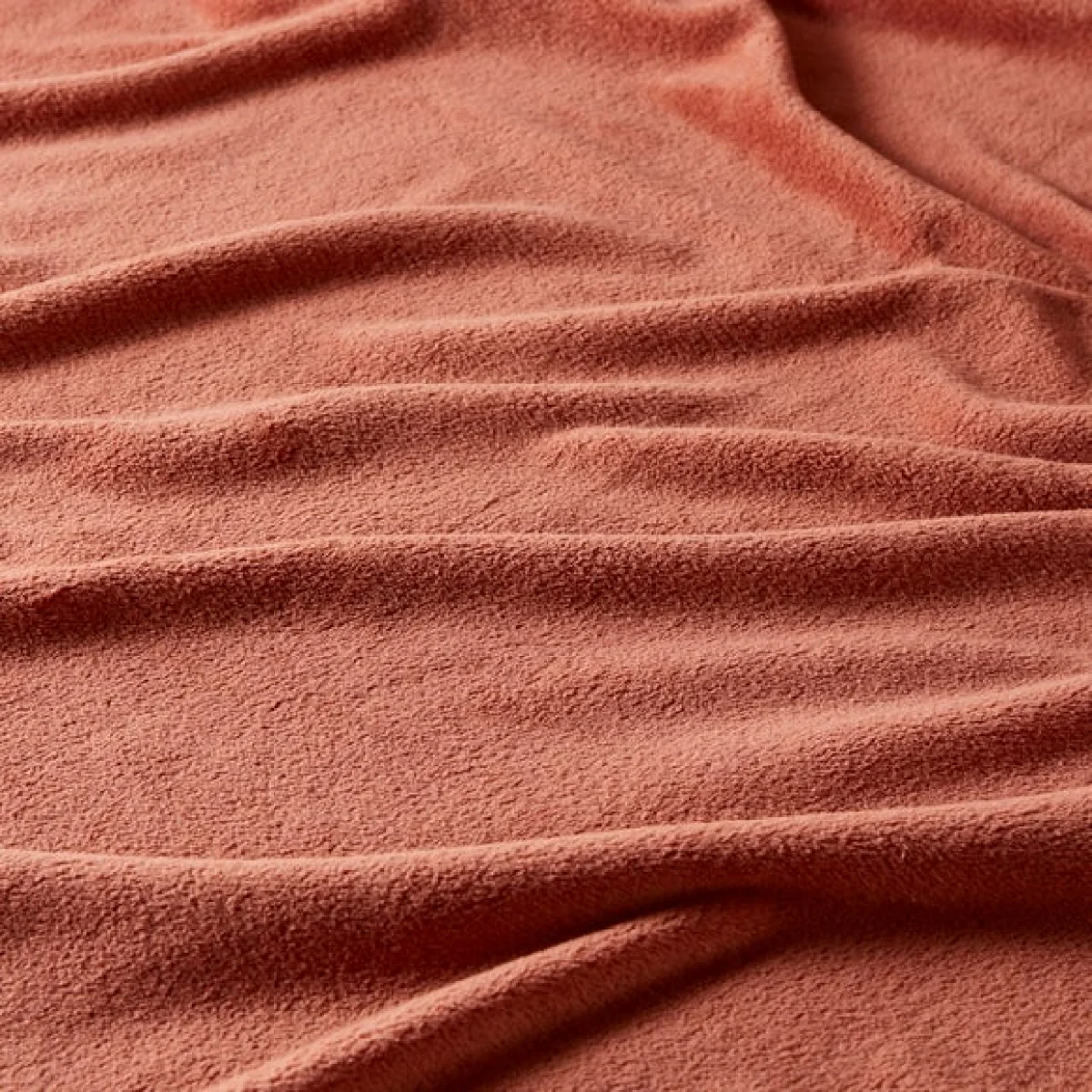 Seriously Soft 220cm x 220cm Throw Terracotta (Orange) – image 3