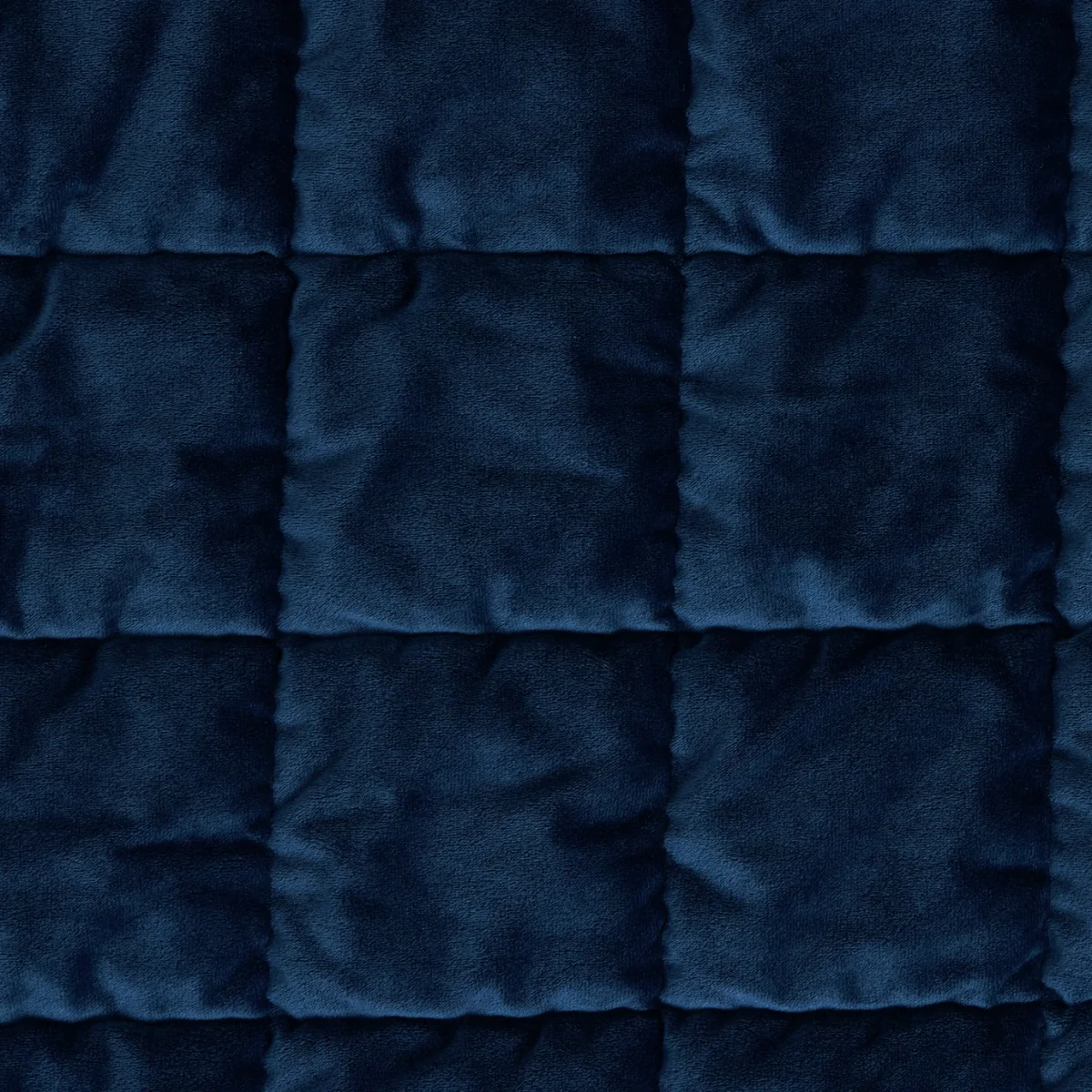 Habitat Velvet Quilted Bedspread - Navy - 200x150cm – image 2