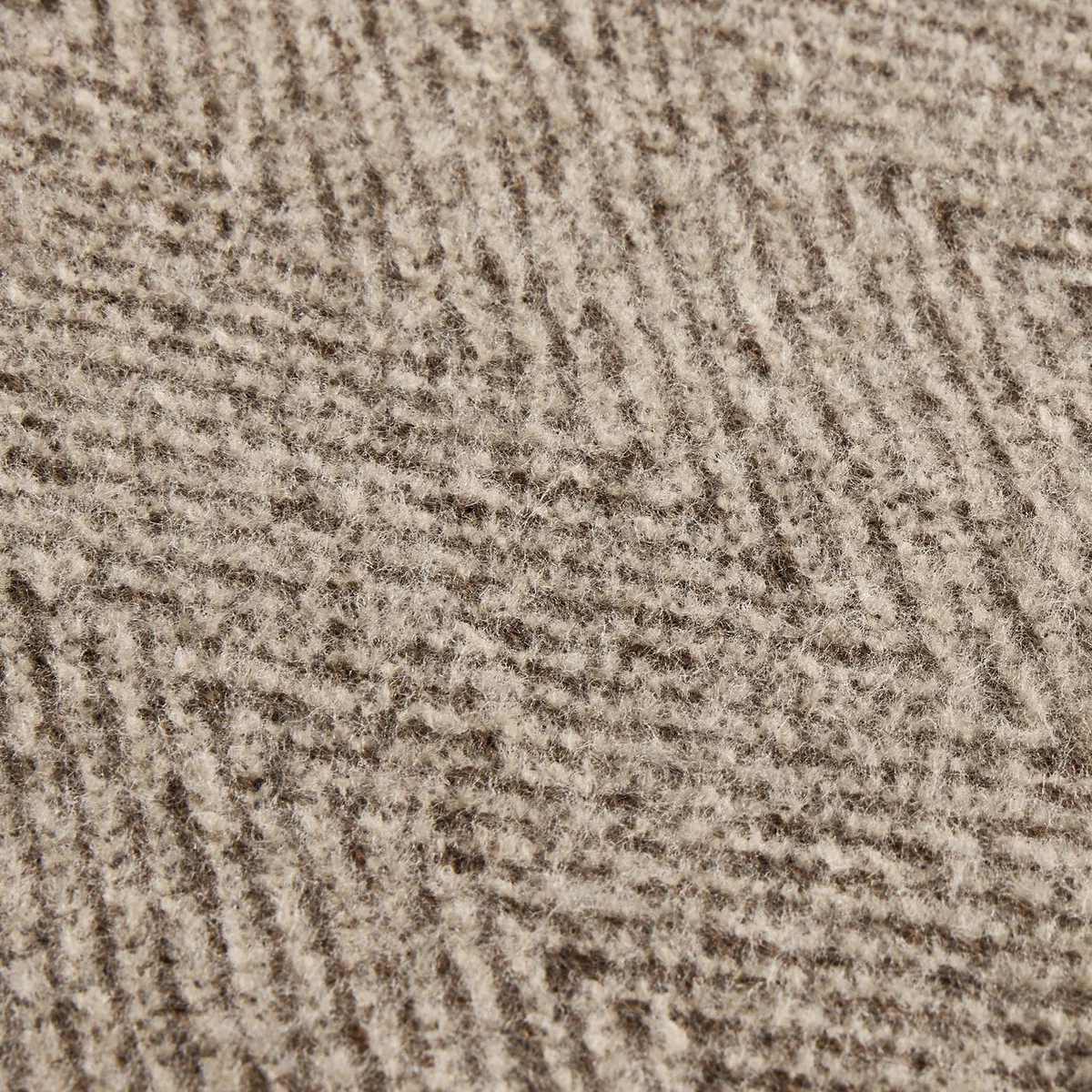Habitat Herringbone Faux Wool Throw - Khaki - 150x125cm – image 3