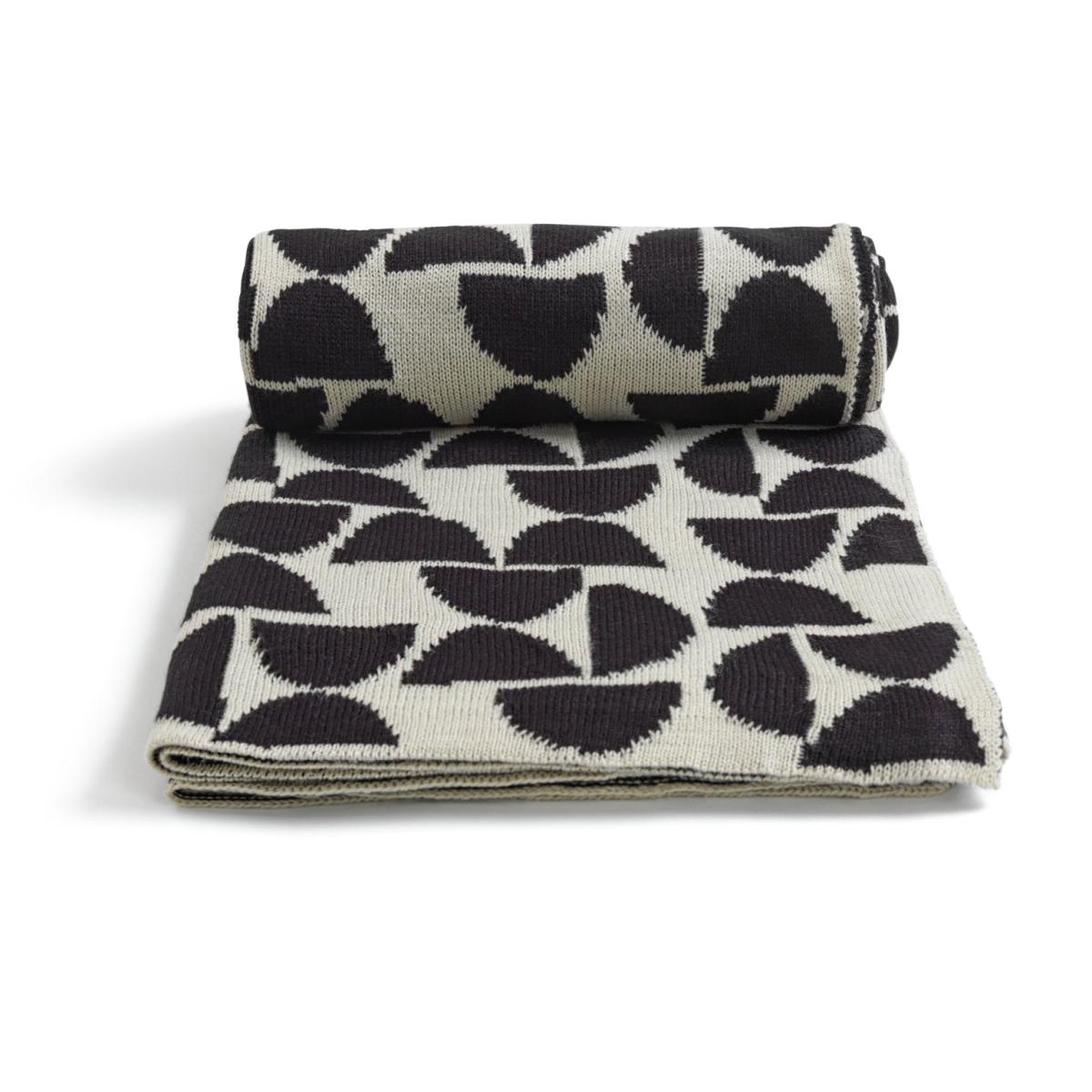 Habitat Geo Woven Throw - Black & White - 120x170cm – image 2