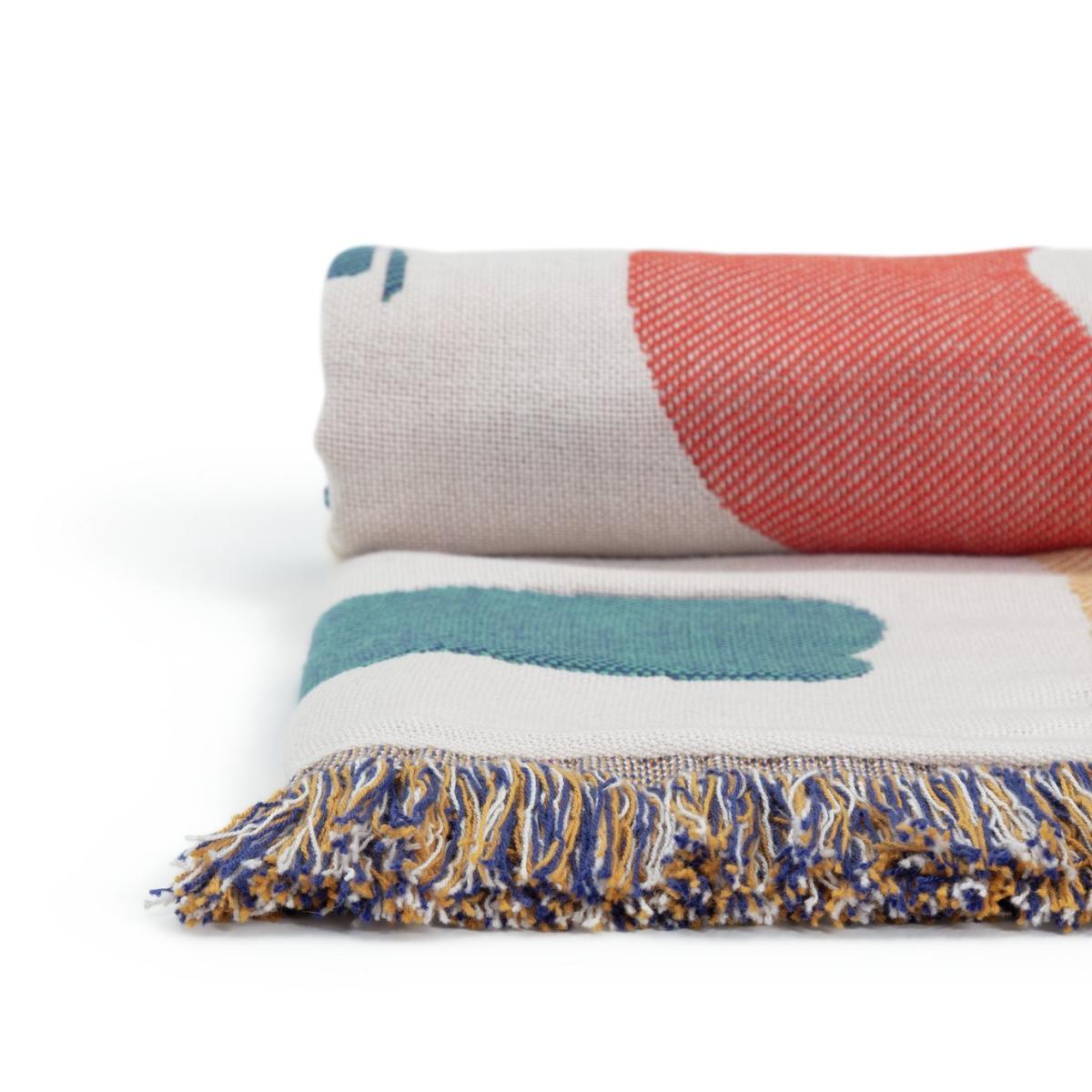 Habitat Studio Squiggle Cotton Throw - Multicoloured – image 3