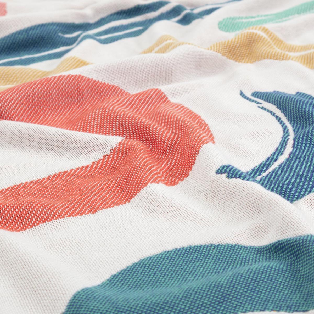 Habitat Studio Squiggle Cotton Throw - Multicoloured – image 4