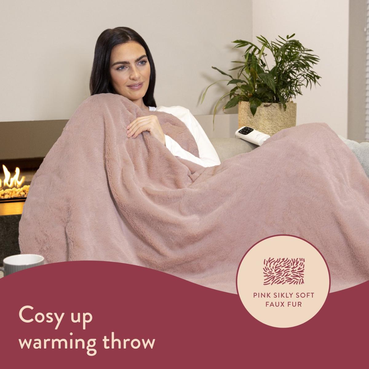 Dreamland Cosy Up Intelliheat Warming Throw - Large – image 4