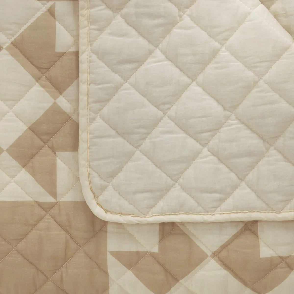 Habitat Quilted Motif Neutral Bedspread - 220x200cm – image 2