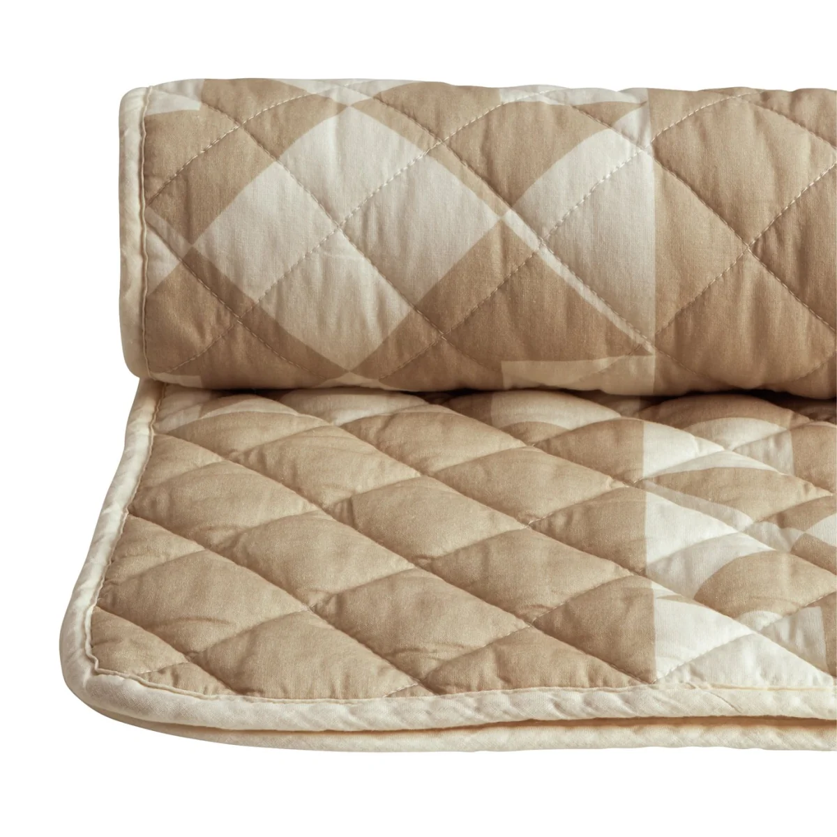 Habitat Quilted Motif Neutral Bedspread - 220x200cm – image 3