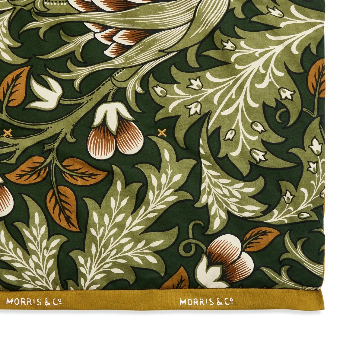 Habitat x Morris & Co. Artichoke Quilted Green Bedspread - 200x150cm – image 4