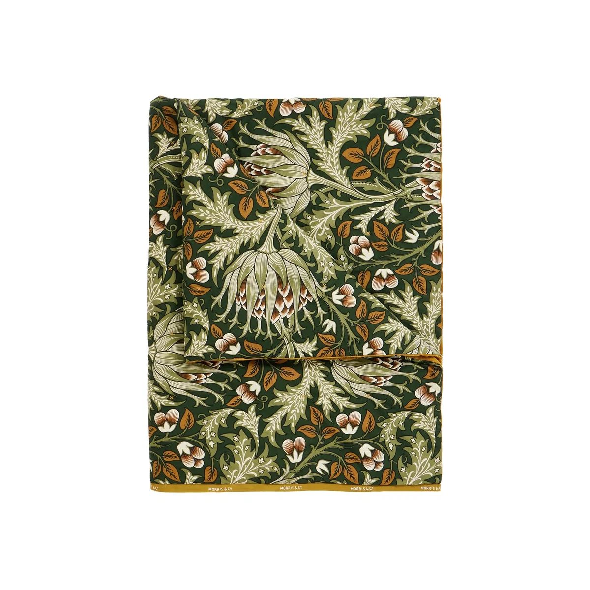 Habitat x Morris & Co. Artichoke Quilted Green Bedspread - 200x150cm – image 1