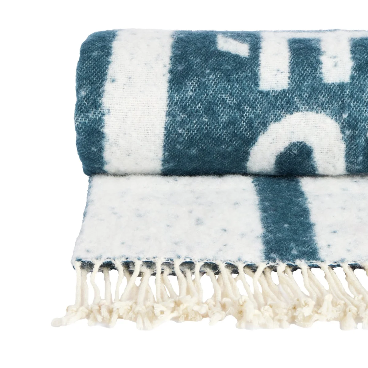 Habitat Mohair Apres Throw - Blue - 150x125cm – image 4