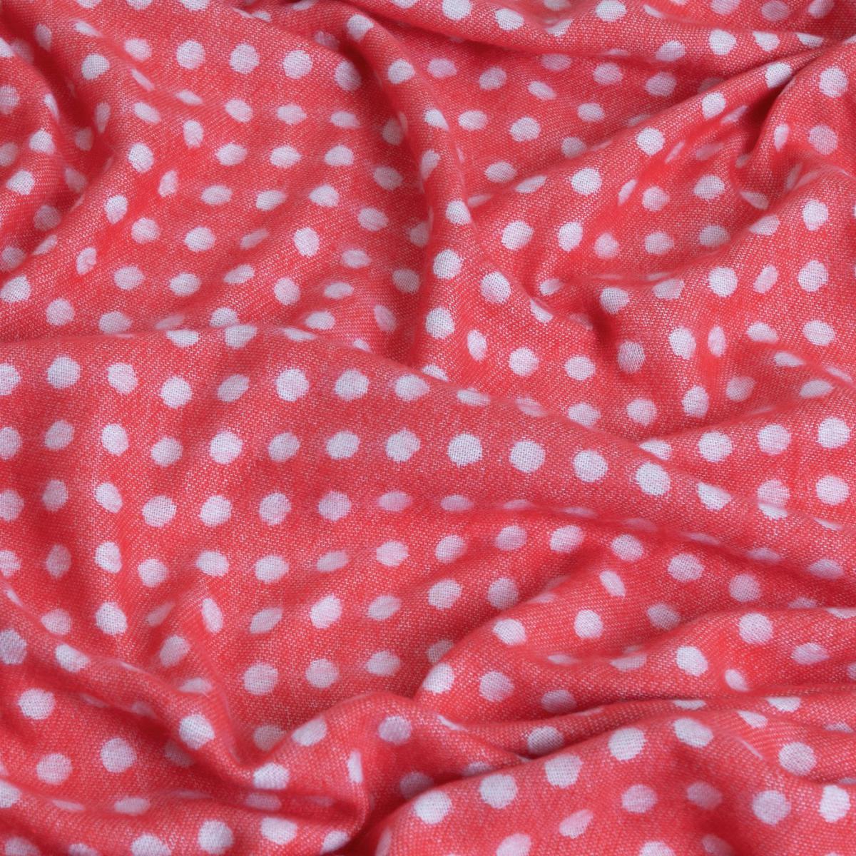 Habitat Christmas Joy Woven Throw - Red & White – image 3