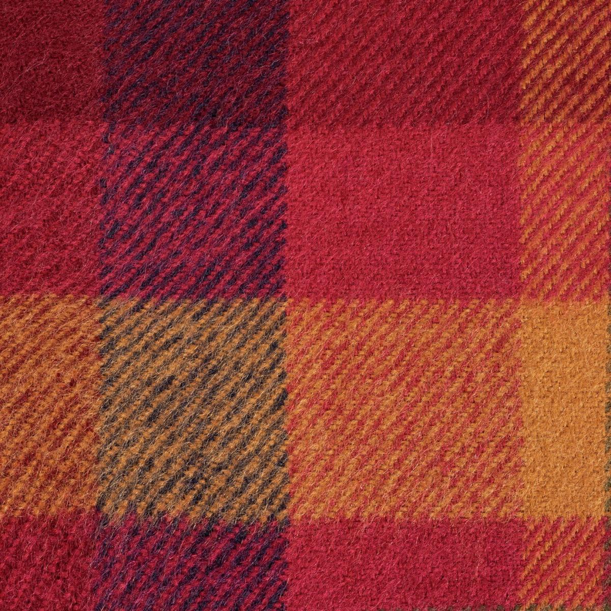 Habitat Check Print Throw - Multicoloured - 125x150cm – image 2