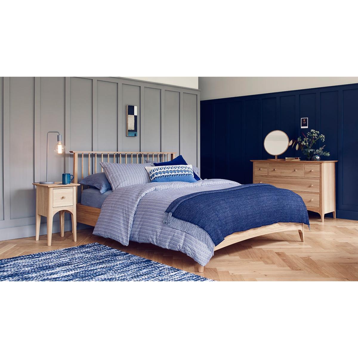 Heal's Merino & Cashmere Herringbone Throw Grey - Heal's UK Bedroom Furniture – image 6