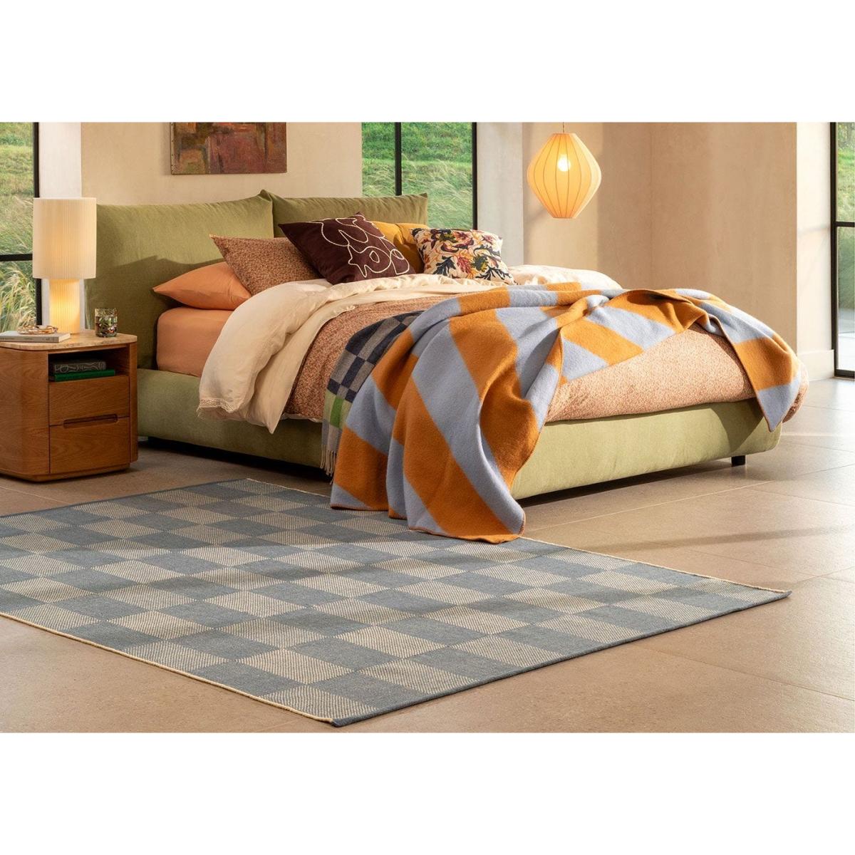 Brita Sweden Minola Wool Extra Long Throw Brown 130 x 260cm – image 3