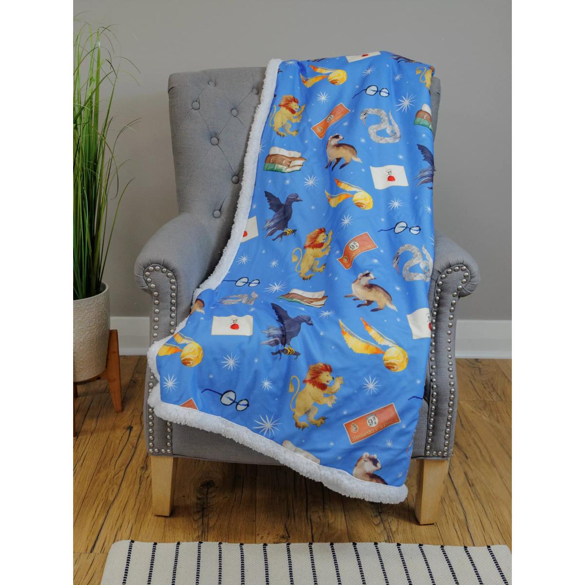 Harry Potter Sherpa Fleece Throw – image 4
