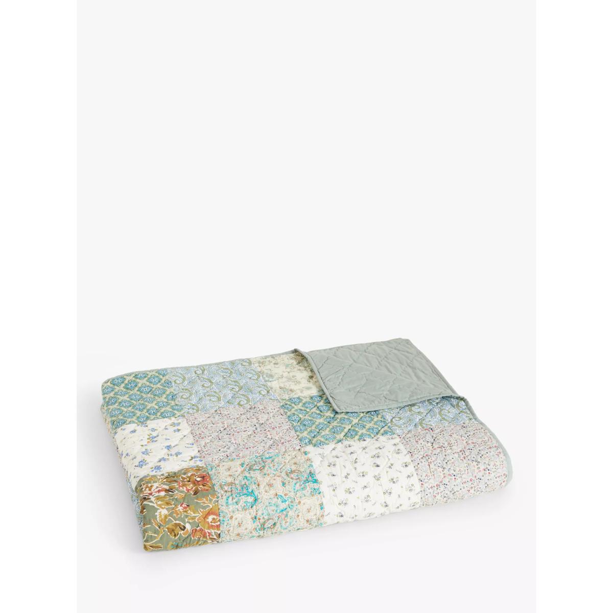 John Lewis & Partners Patchwork Quilted Bedspread – image 3