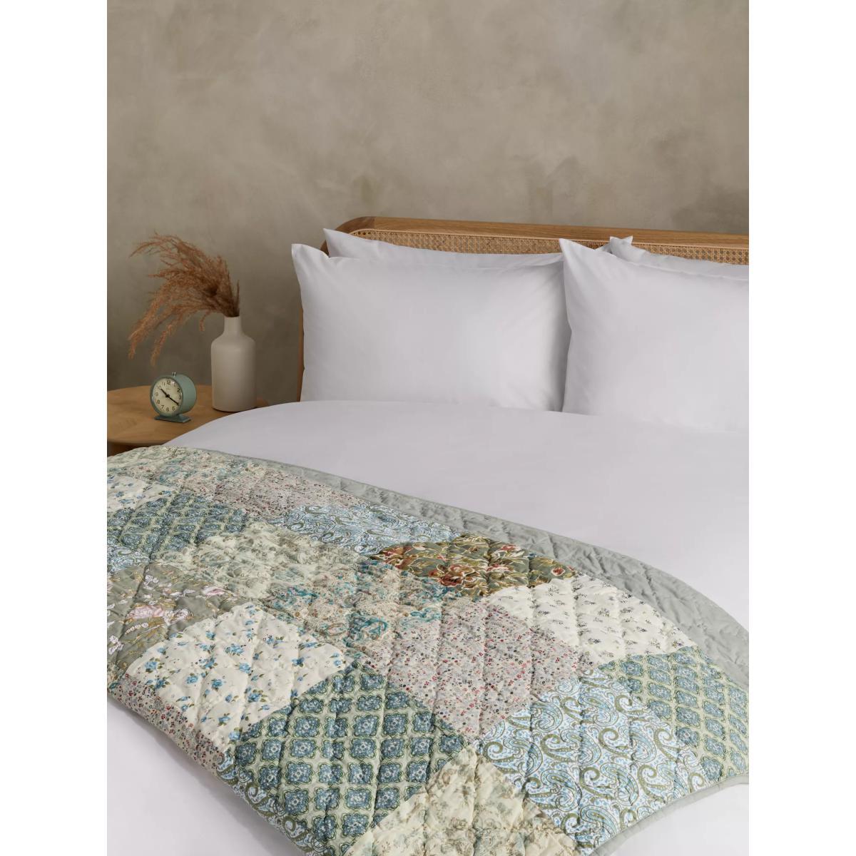 John Lewis & Partners Patchwork Quilted Bedspread – image 4