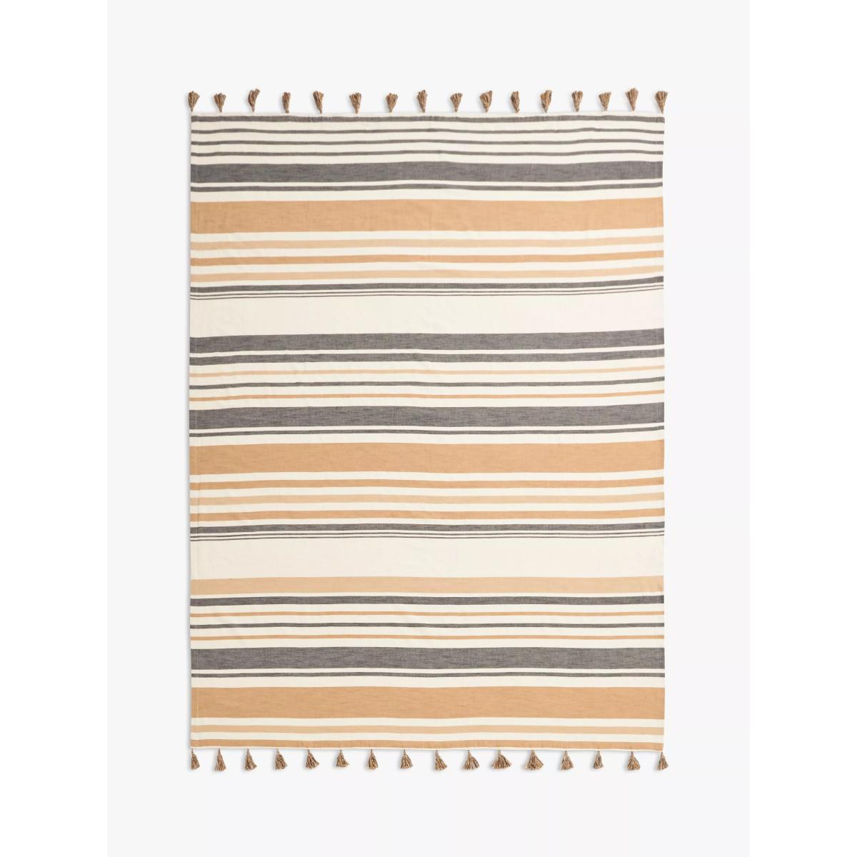 John Lewis Sahara Stripe Throw, Multi – image 3