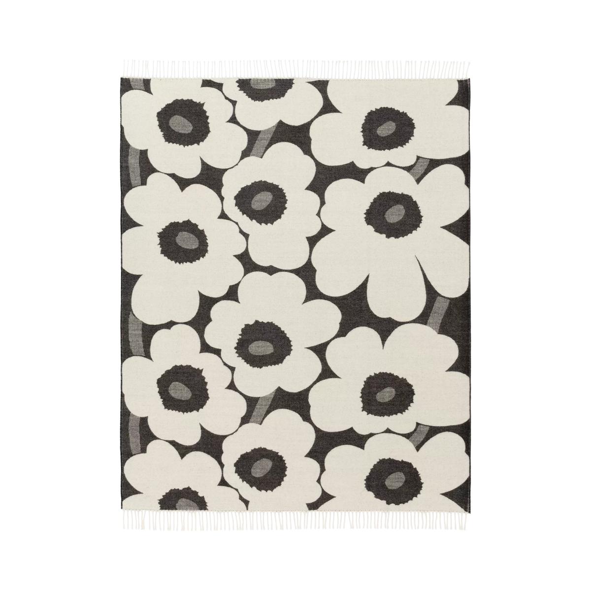 Marimekko Unikko Throw, Black/White – image 2