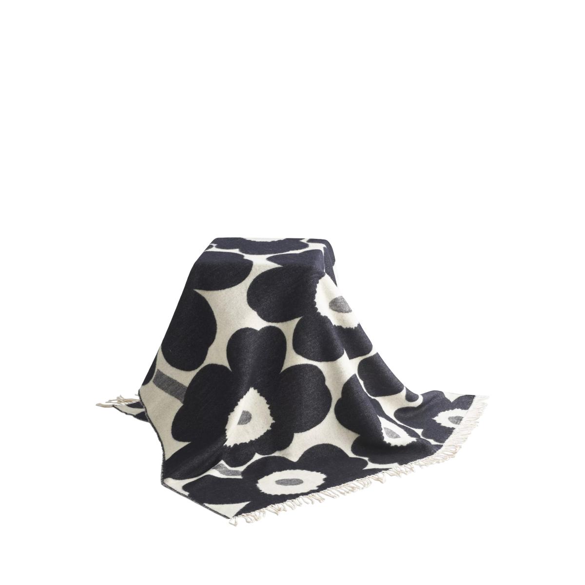 Marimekko Unikko Throw, Black/White – image 3