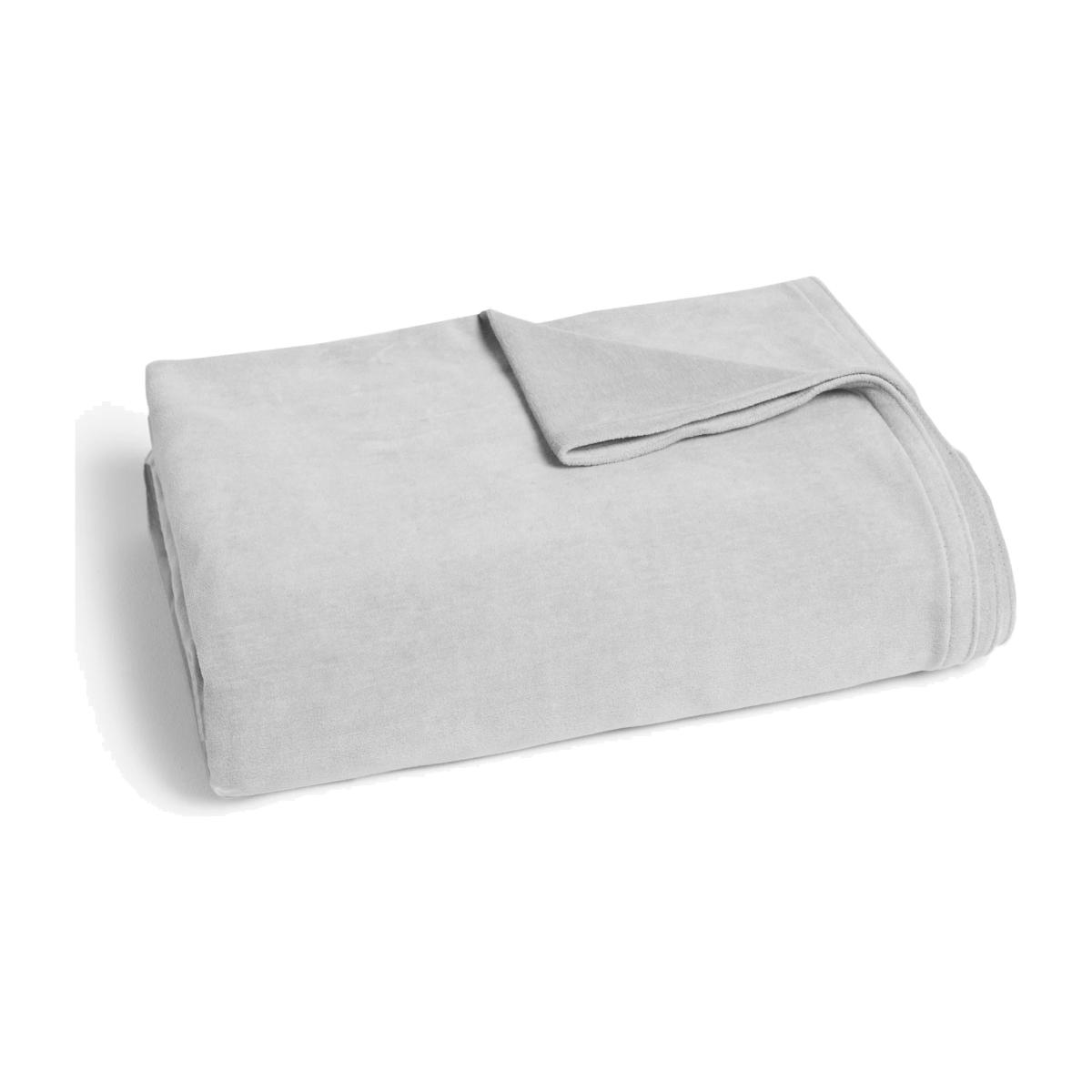 John Lewis Luxury Velour Bedspread, Grey – image 1
