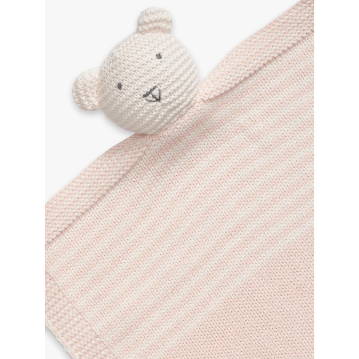 The Little Tailor Baby Knitted Bear Blanket Comforter – image 2