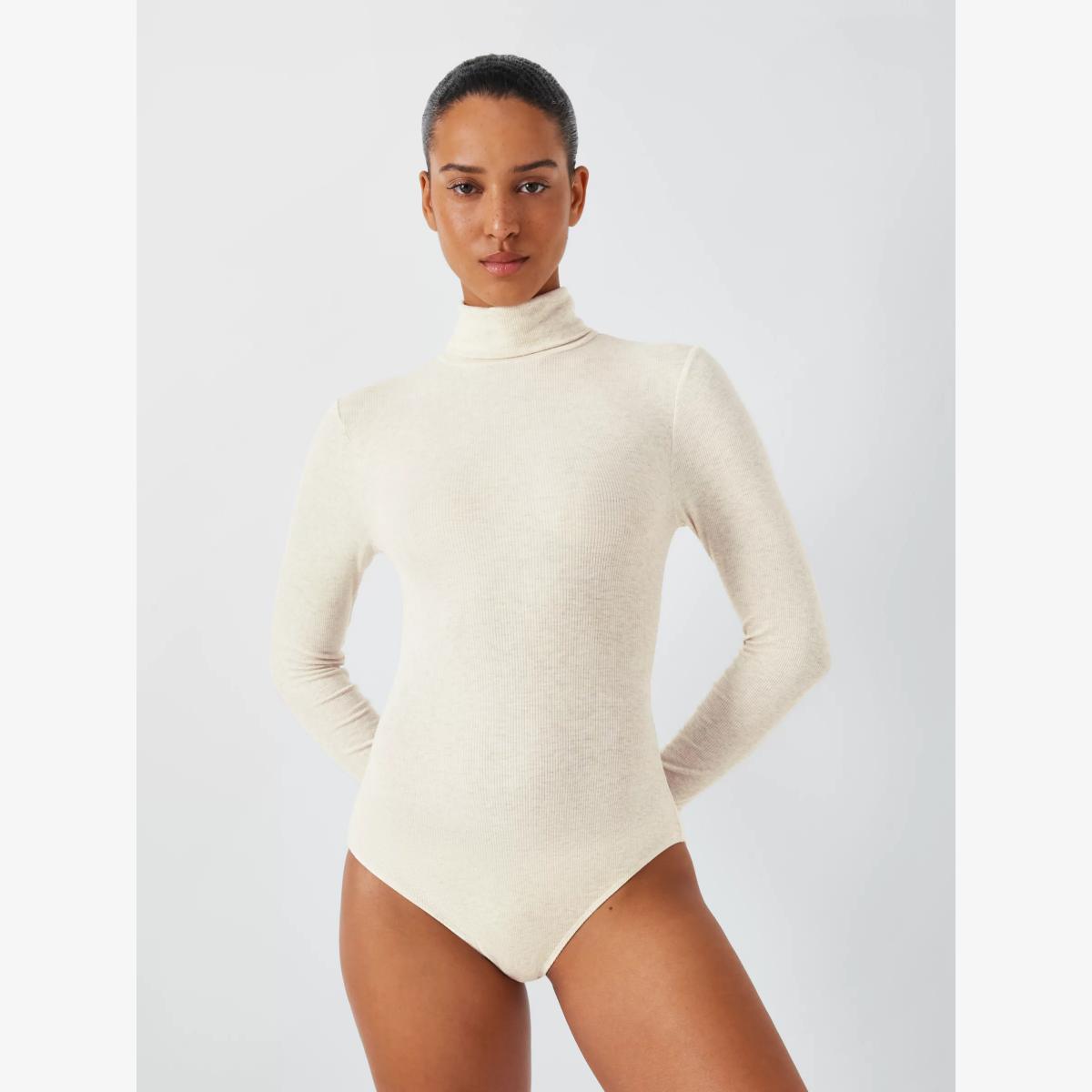 John Lewis Heat Generating Ribbed Roll Neck Body – image 1