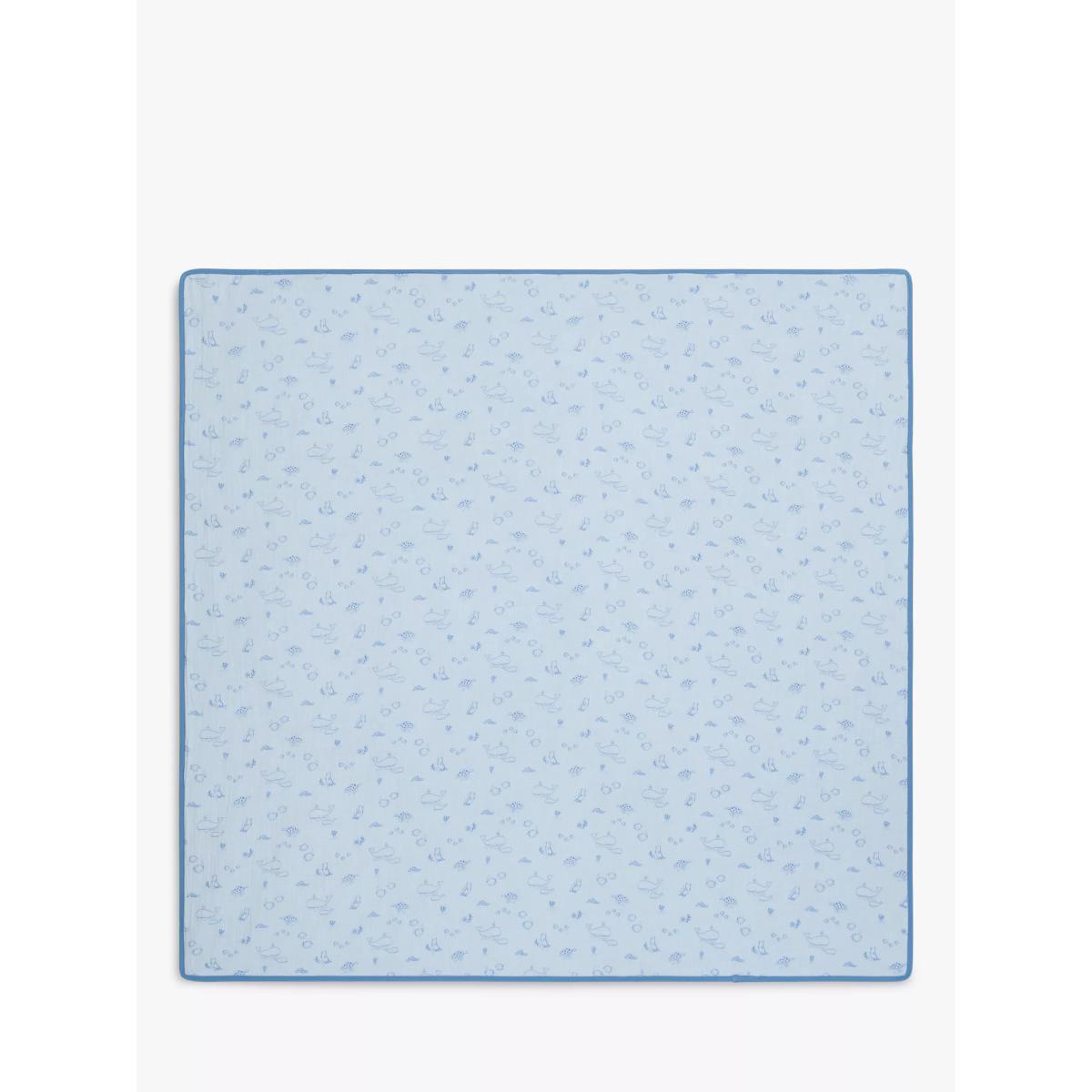 John Lewis & Partners Under The Sea Muslin Blanket, 100 x 100cm – image 3