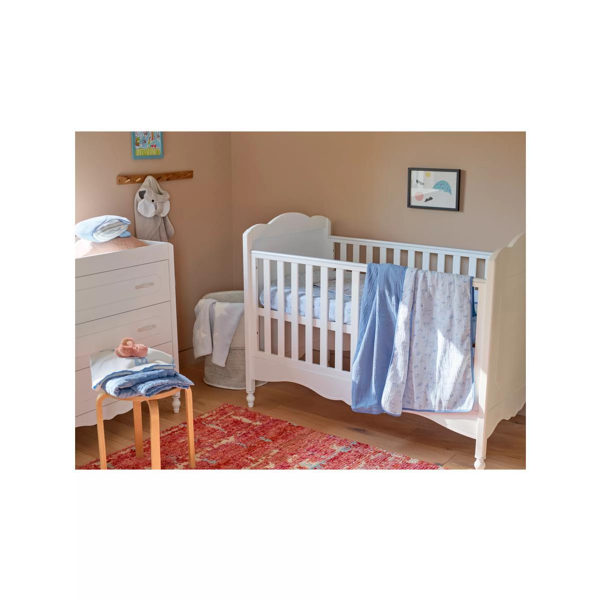 John Lewis & Partners Under The Sea Muslin Blanket, 100 x 100cm – image 5