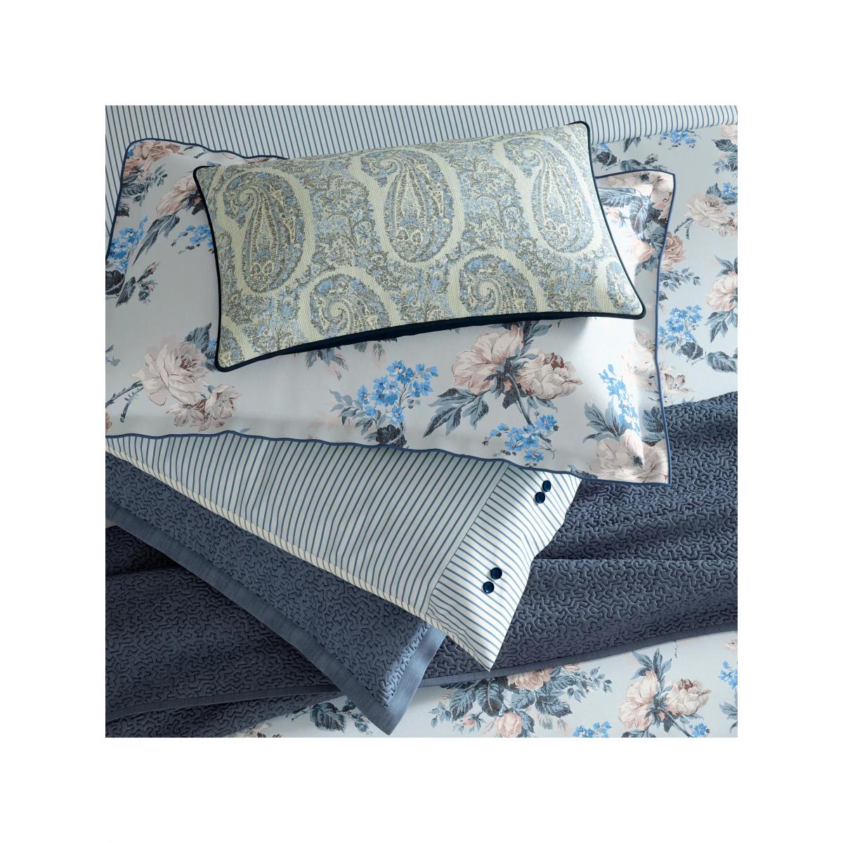 Bedeck of Belfast Delphine Throw, Blue Chambray – image 2