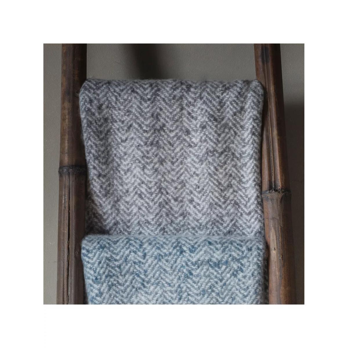 Gallery Direct Herringbone Faux Mohair Throw – image 2