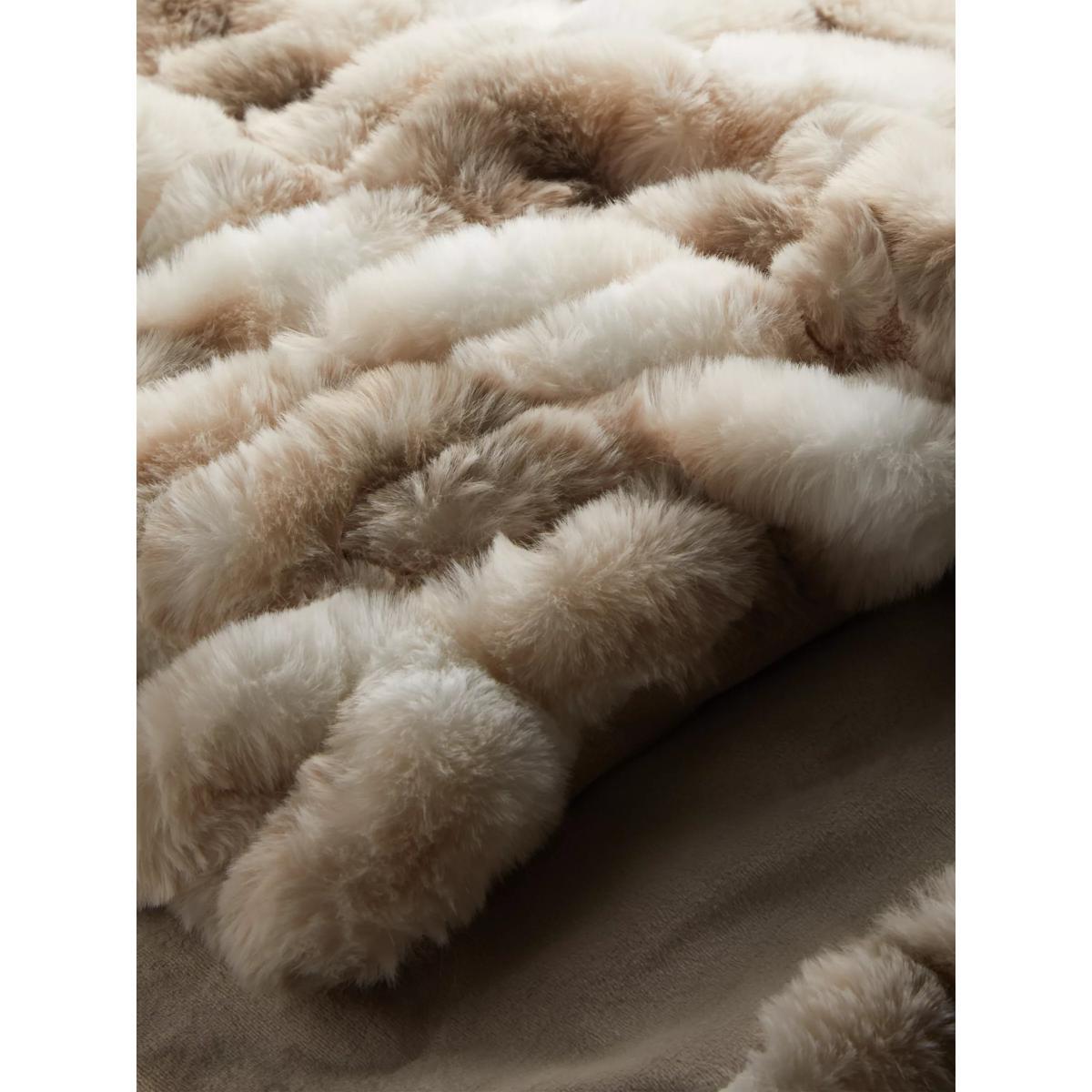 John Lewis & Partners Rouched Throw, Chinchila – image 2