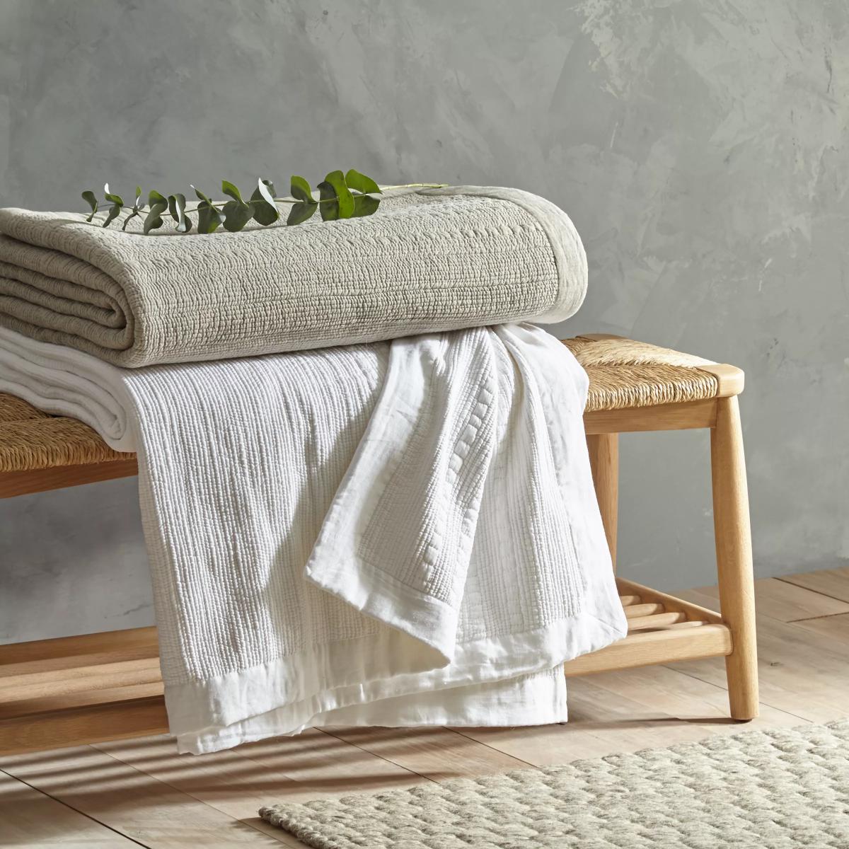 John Lewis & Partners Croft Linear Stripe Throw – image 3
