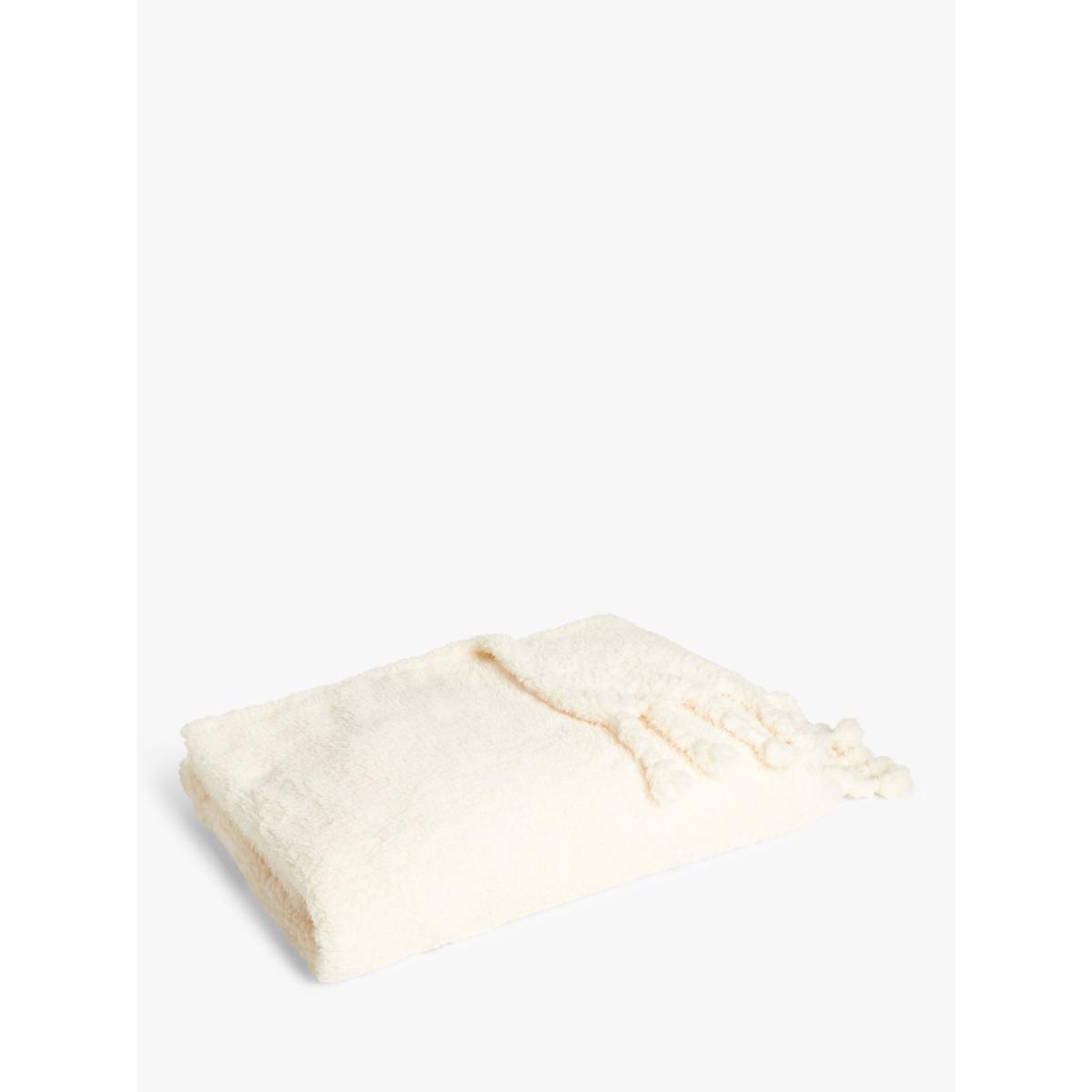 ANYDAY John Lewis & Partners Teddy Plush Throw – image 3