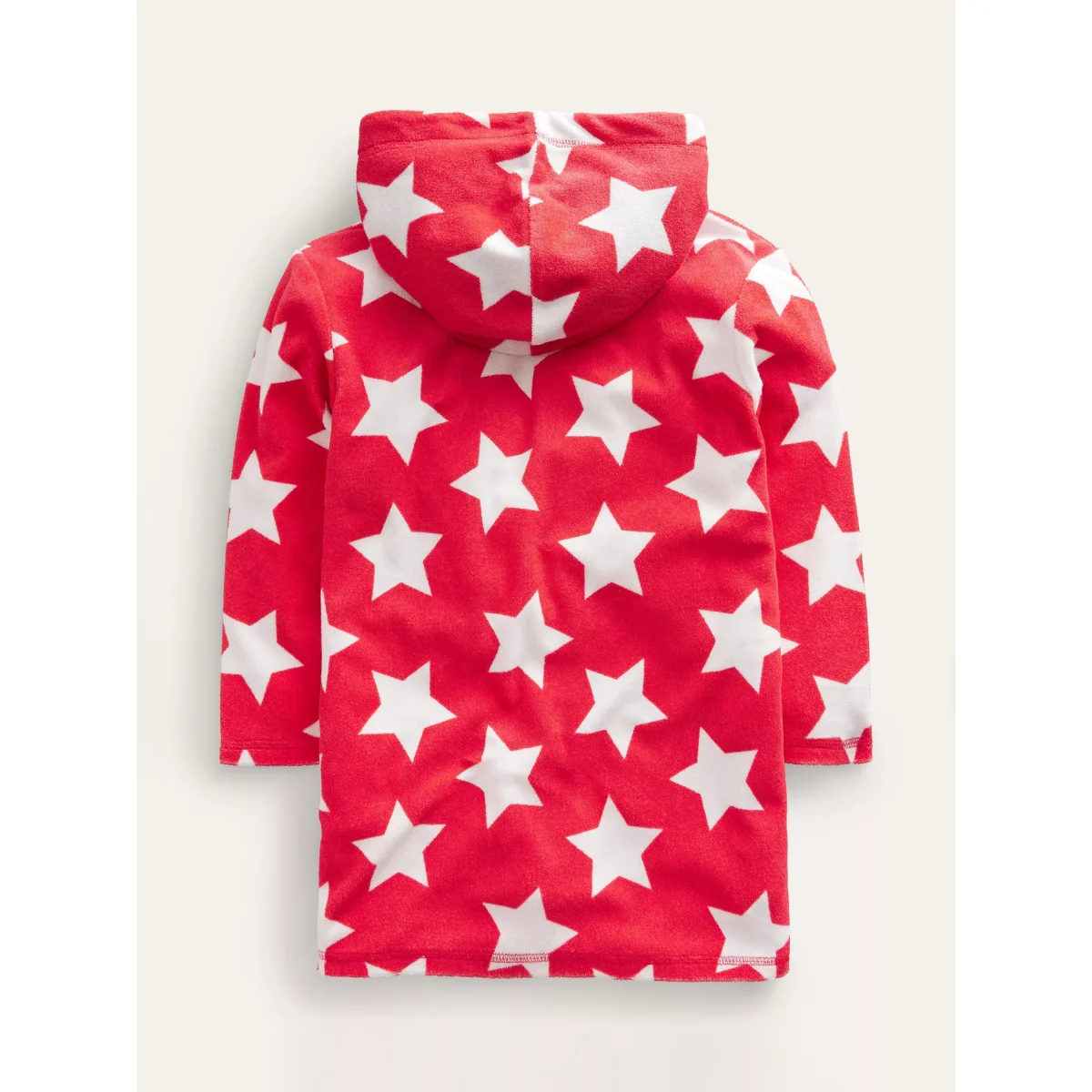 Mini Boden Kids' Star Towelling Throw, Red Star – image 2