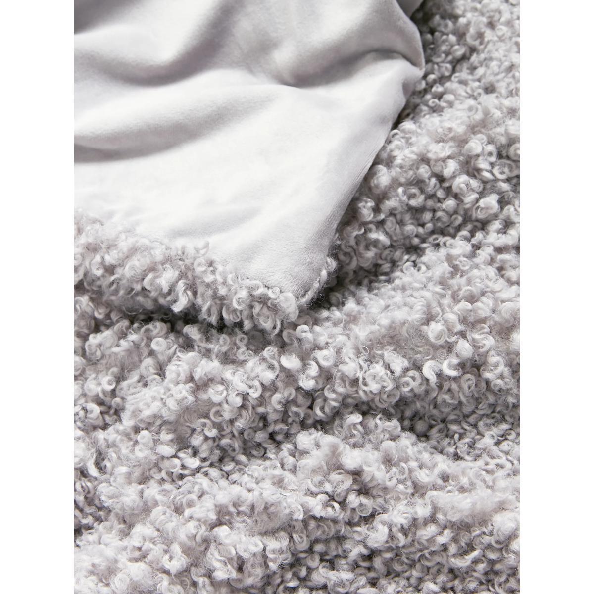 ANYDAY John Lewis & Partners Faux Shearling Throw – image 2