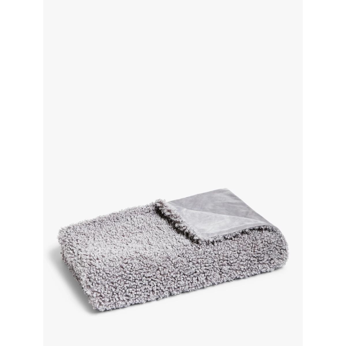 ANYDAY John Lewis & Partners Faux Shearling Throw – image 3