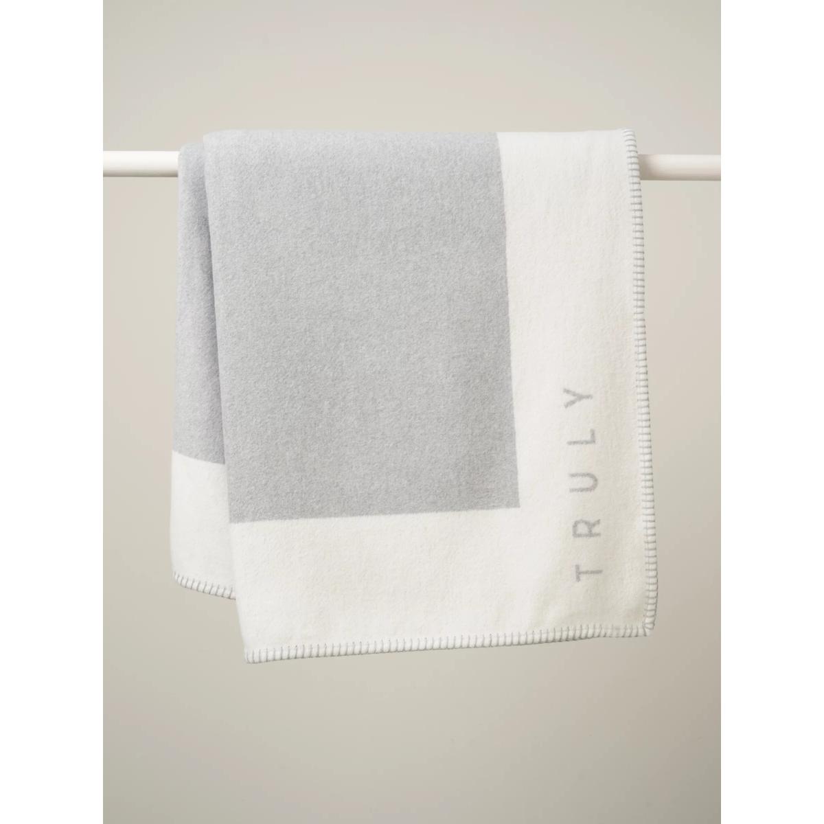 Truly Cotton Blend Blanket, Grey – image 1