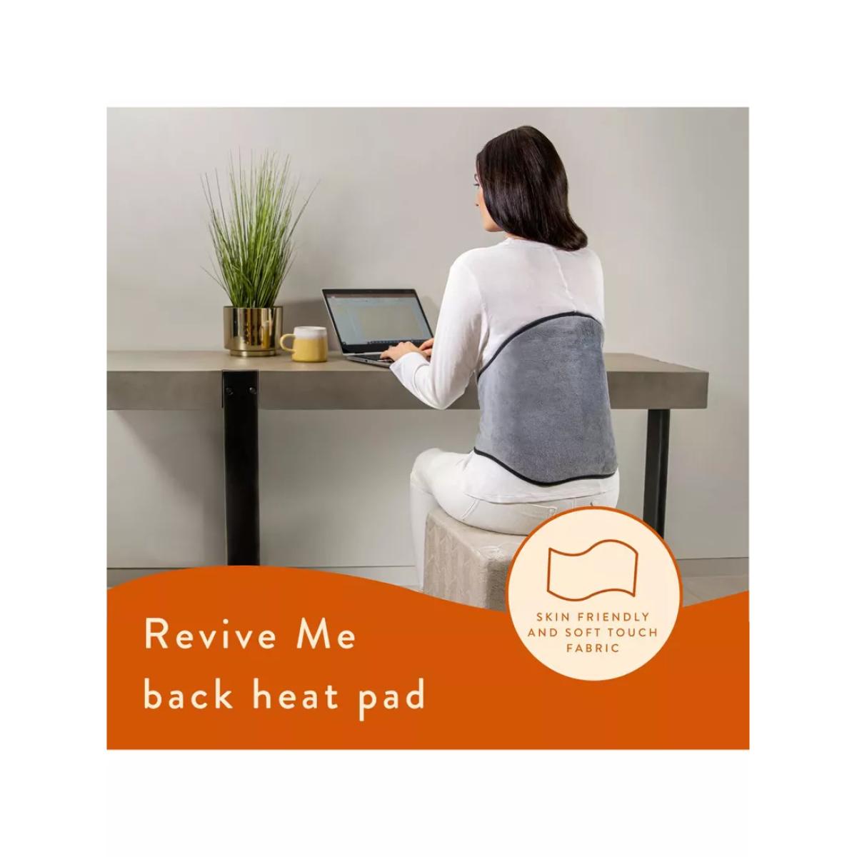 Dreamland Revive Me Back Heat Pad, Grey – image 2