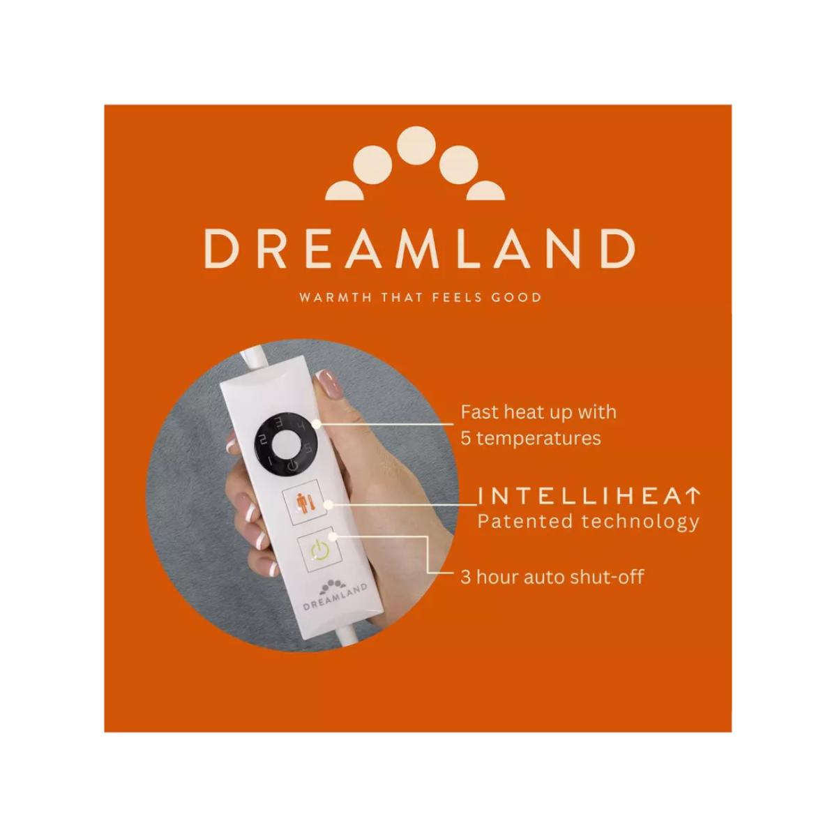 Dreamland Revive Me Back Heat Pad, Grey – image 4