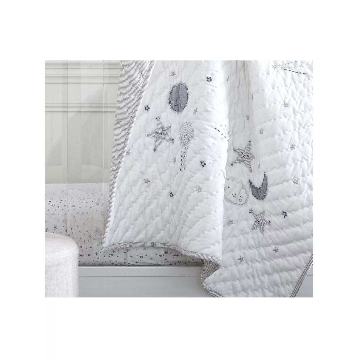 Pottery Barn Kids Sky Star Toddler Quilted Bedspread, 91x 127cm, Multi – image 2