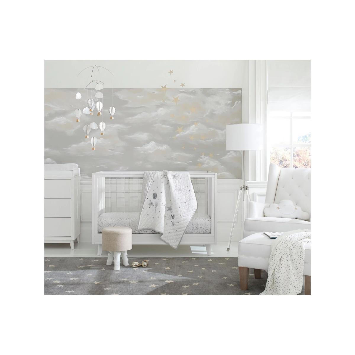 Pottery Barn Kids Sky Star Toddler Quilted Bedspread, 91x 127cm, Multi – image 4