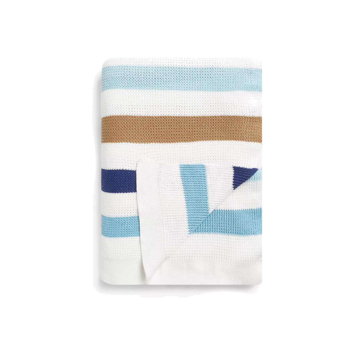 John Lewis ANYDAY Stripe Throw, Multi – image 1