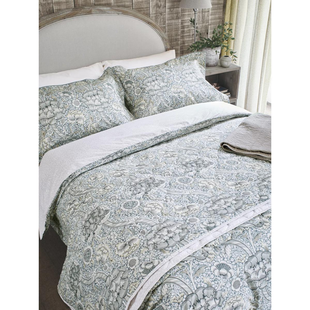 Morris & Co. Wandle Bedspread, Grey – image 2
